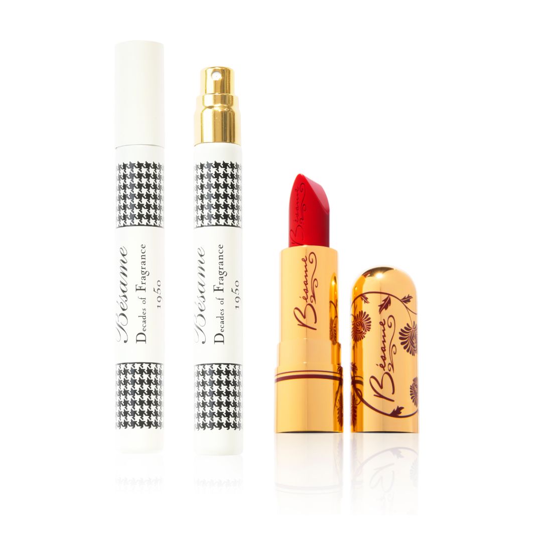 1950s Fragrance Mist & Red Hot Red Lipstick Duo
