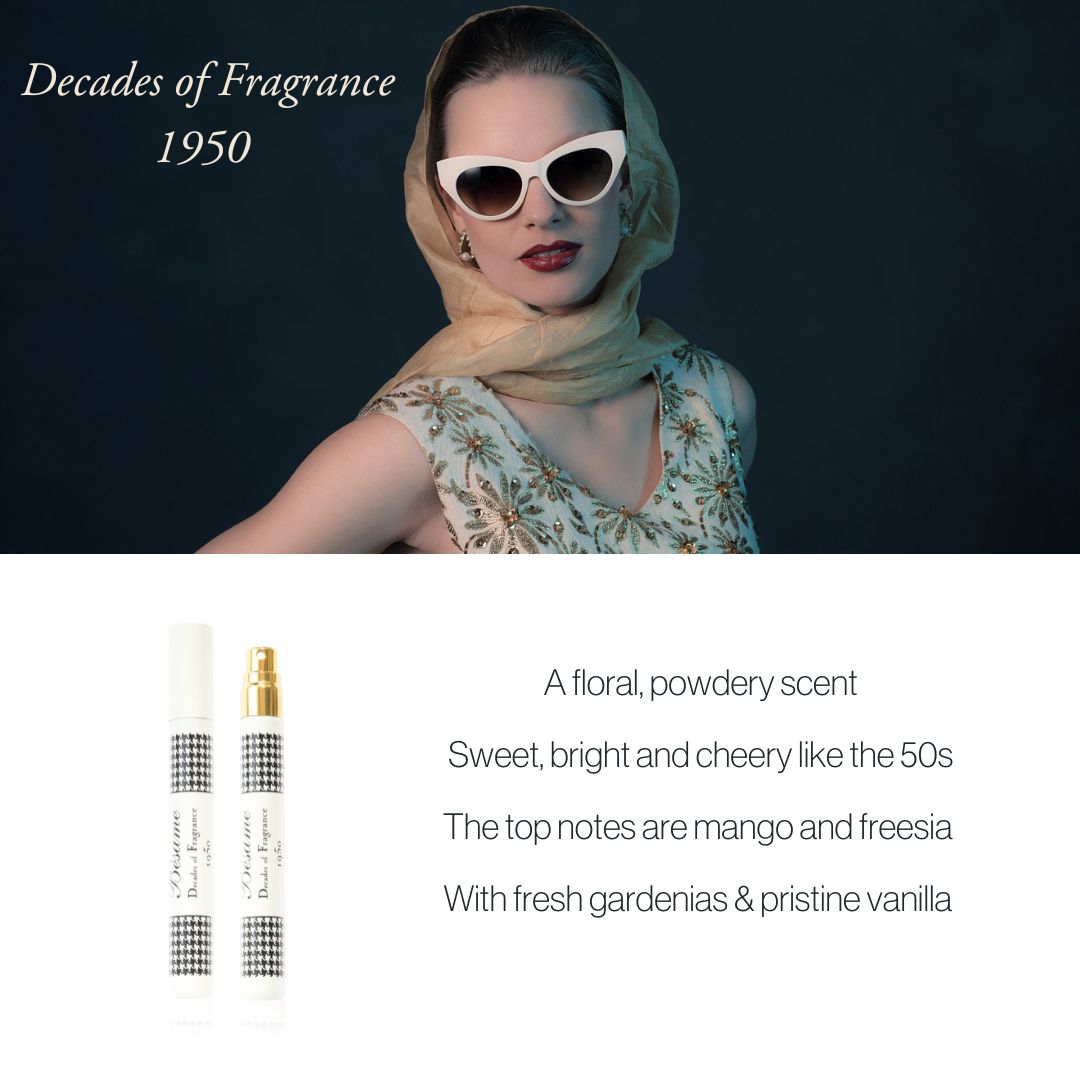 Decades of Fragrance Sample Set  Besame Perfume – Besame Cosmetics