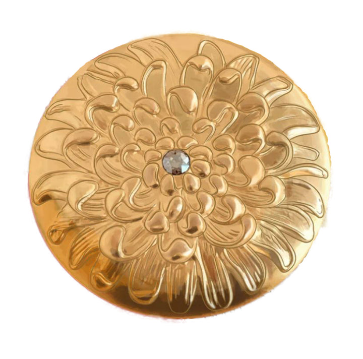 Gold Flower Compact