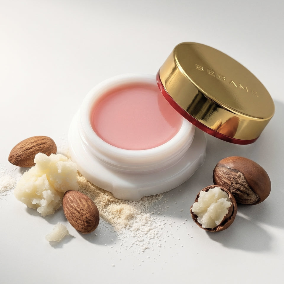 Shea Butter to create a protective barrier.