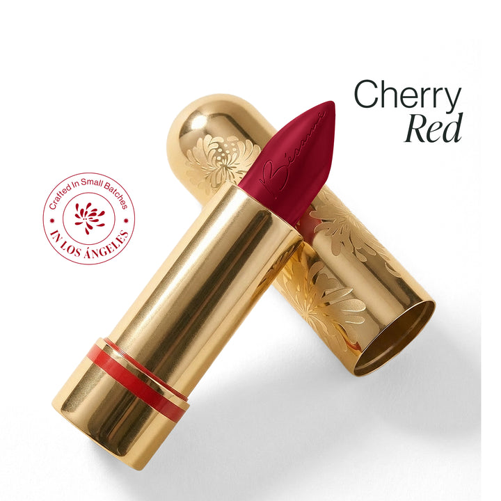Cherry Red Lipstick