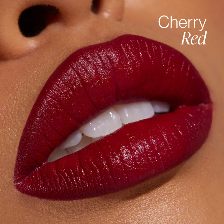 Cherry Red Lipstick