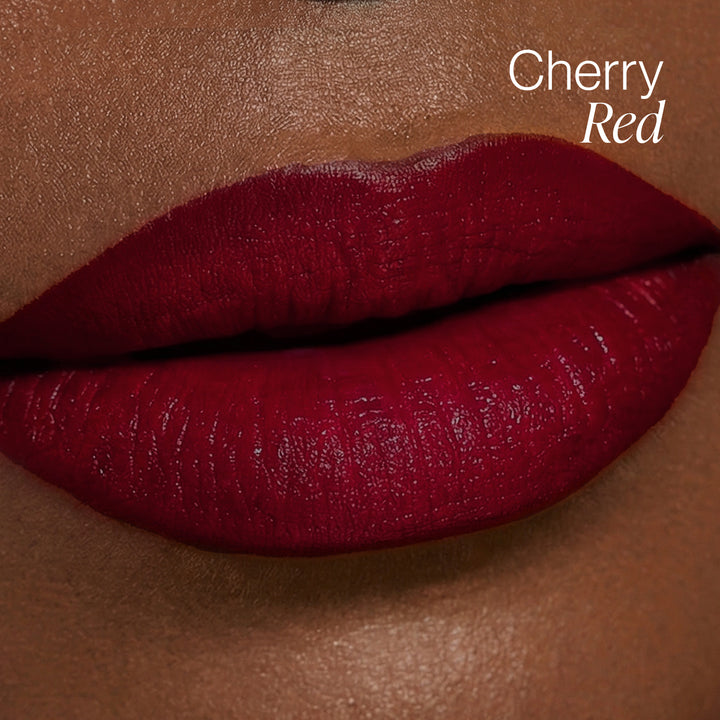 Cherry Red Lipstick