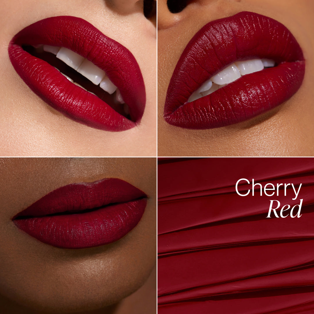 Cherry Red Lipstick