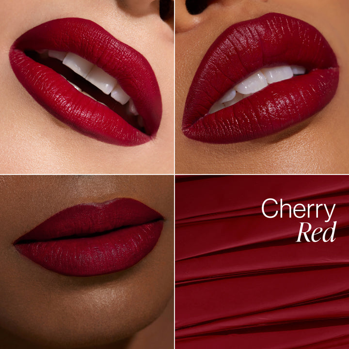 Cherry Red Lipstick