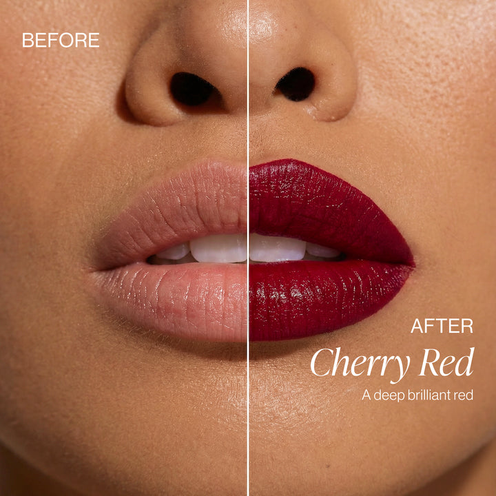 Cherry Red Lipstick