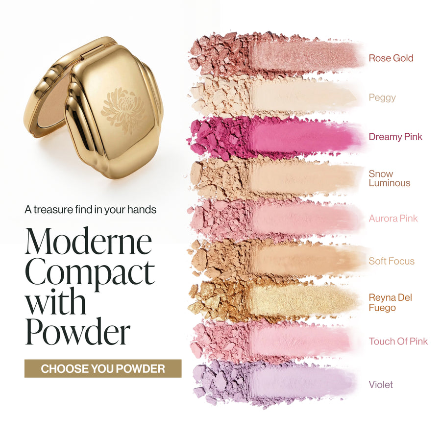 Moderne Powder Compact with Powder – Besame Cosmetics