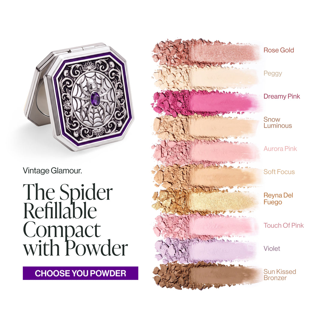 Signature Spider Compact and Spider Pin with Powder