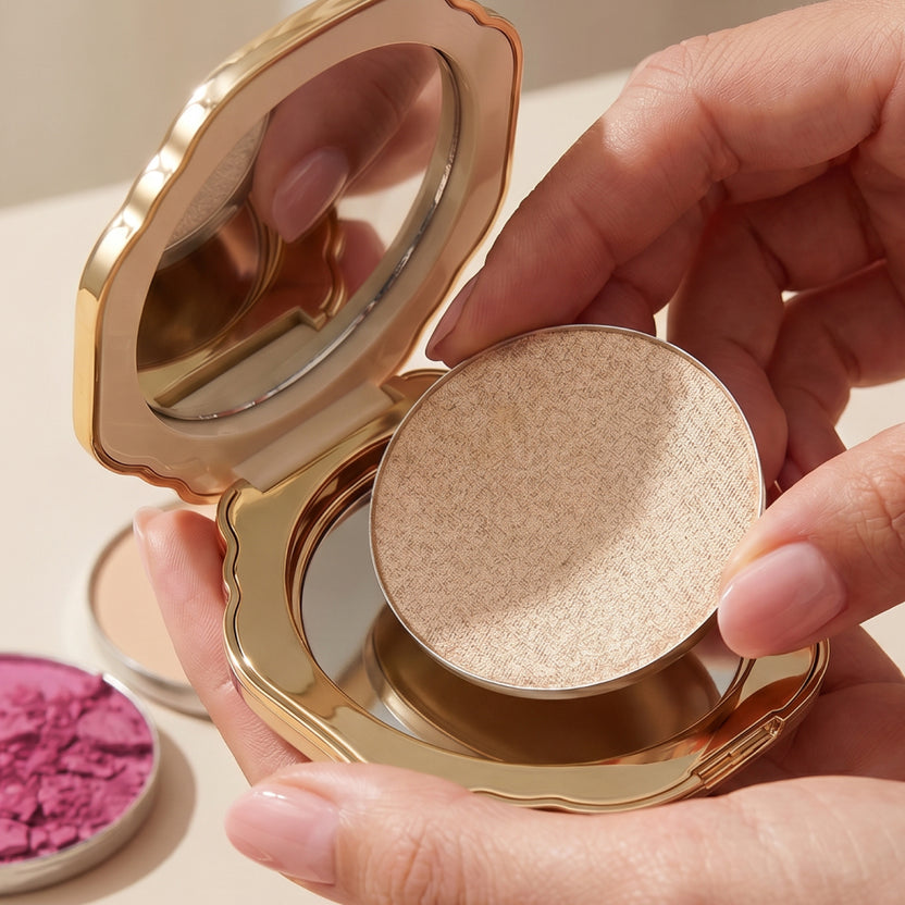 Modern Complete Powder Moderne Powder Compact with Powder – Besame Cosmetics