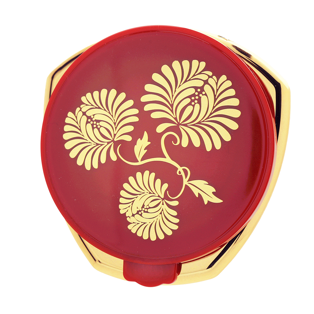 Refillable Powder Compact in Gold - Compact Only
